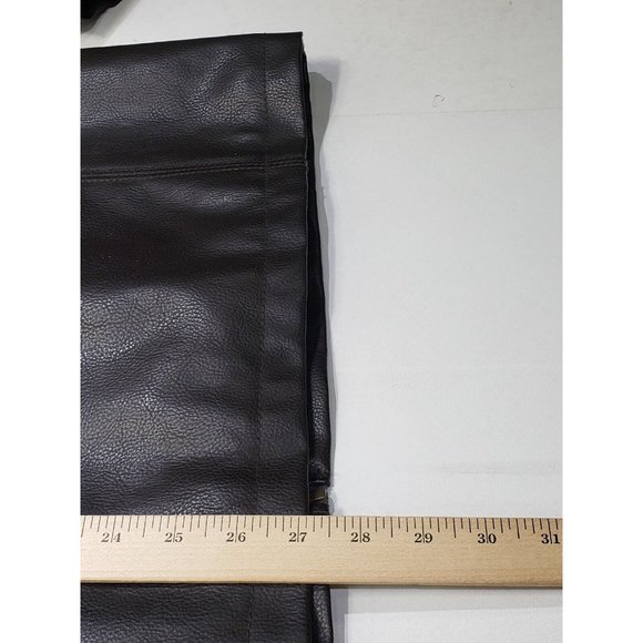 U. S. Polo Assn. Mens Faux Leather Jacket Quilted Lining Pockets Brown Size XL - Picture 15 of 15